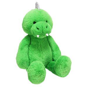 Kid Connection Plush 12" Green Dinosaur Soft Floppy NWT
